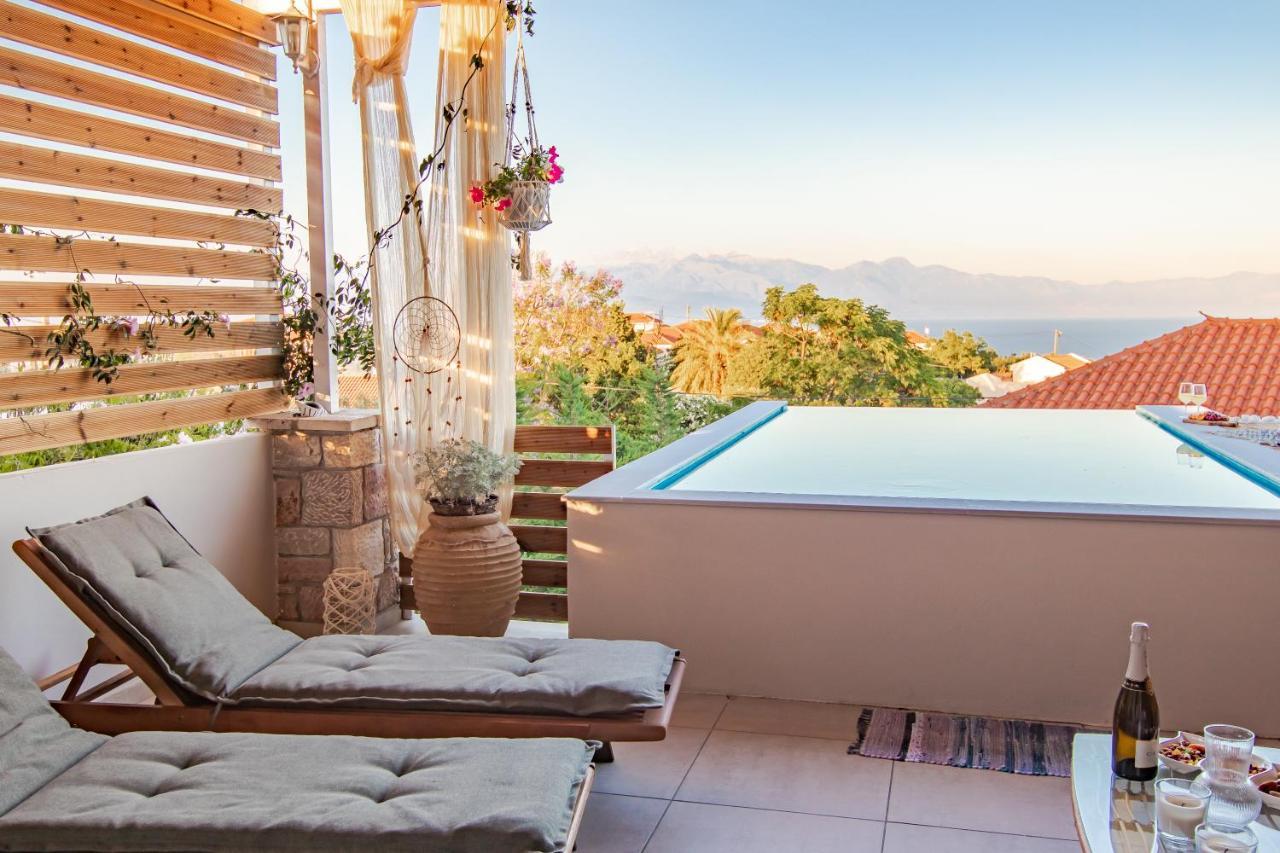 Georgianna'S Suite With Private Pool , 'Blank Suite' Charokopio Экстерьер фото